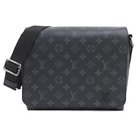 Borsa a tracolla Louis Vuitton Monogram Eclipse District PM