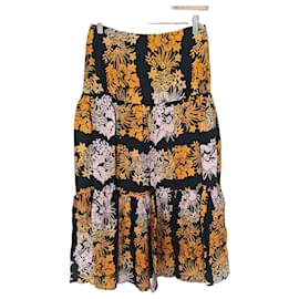 Falda Sandro con estampado floral