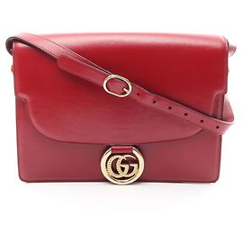 Borsa a tracolla in pelle Gucci Double G