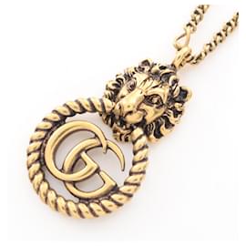 Collana Gucci Lion Head GG Marmont