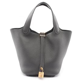 Borsa Hermes Picotin Lock PM in Vert Mangrove - Hermès