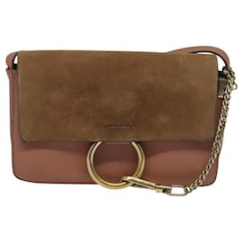 Chloé Borsa a tracolla Chloe Faye in pelle e scamosciato Small