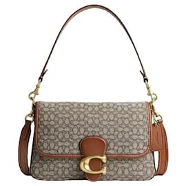 Coach Soft Tabby Borsa a Spalla in Micro Jacquard Signature