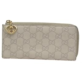 Portafoglio Gucci Interlocking G con chiusura a zip (Outlet) in pelle lungo
