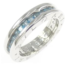 Bvlgari B.zero1 Ring aus Weißgold mit blauem Topas - Bulgari