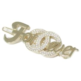 Barrette Chanel Oro e Cristallo