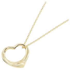 Tiffany & Co. 18K Gelbgold Open Heart Halskette