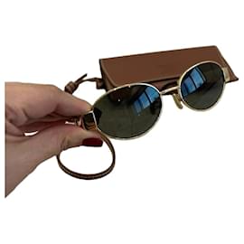 Gafas de sol Celine en metal dorado - Céline