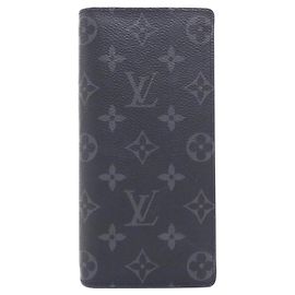 Louis Vuitton Monogram Eclipse Brazza Portemonnaie