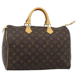 LOUIS VUITTON Borsa Monogram Speedy 35 M41524 LV Auth 183617V