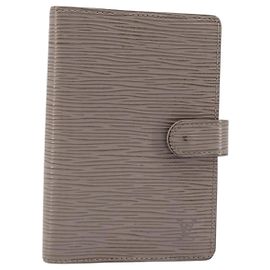 LOUIS VUITTON Epi Agenda PM Day Planner Cover Lilac R2005B LV Auth 182700