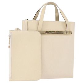 Borsa GUCCI in pelle Avorio Oro 000 2058 0558 0 Auth 183070