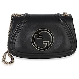 Gucci Black Calfskin Blondie Small Chain Shoulder Bag