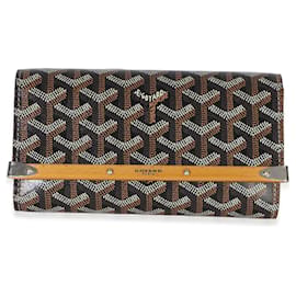 Clutch Mini Monte Carlo Goyardine Oro e Nero Goyard