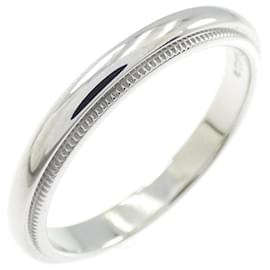 Anello a fascia in platino Milgrain Tiffany & Co.