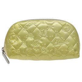 Chanel Vintage Neceser de piel charol
