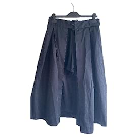 Sandro Paris Popeline-Skort mit Oversize-Gürtel