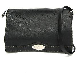 Borsa Messenger Fendi Selleria in pelle Medium