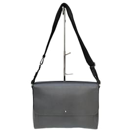Montblanc Grained Leather Shoulder Bag Black