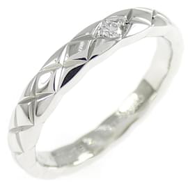 Chanel Coco Crush Ring Small in Platin mit Diamant