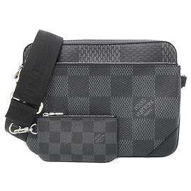 Bolso bandolera Louis Vuitton Damier Graphite 3D Trio
