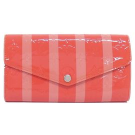 Louis Vuitton Vernis Rayures Portefeuille Sarah M58038 Portafoglio