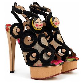 Charlotte Olympia Sandales à plateforme Matryoshka Doll