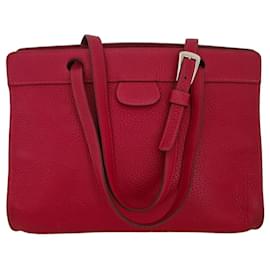 Borsa Hermès Muzo in pelle Taurillon Clemence rossa
