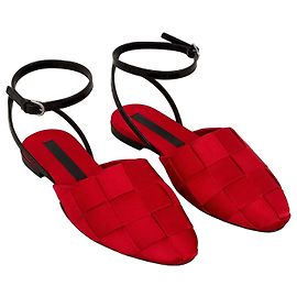 Autre Marque Marco de Vincenzo Ballerine Slingback in Raso