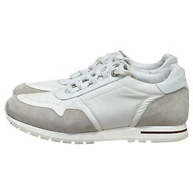 Baskets en daim blanc et gris Loro Piana sz.37.5 Occasion