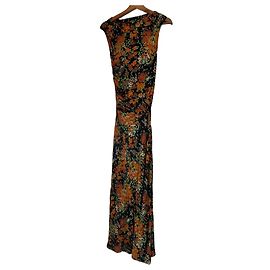 Autre Marque ATLEIN Maxi-Kleid mit Blumenprint und Rüschendetails
