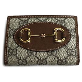 Cartera Gucci Horsebit 1955 de lona GG Supreme y cuero