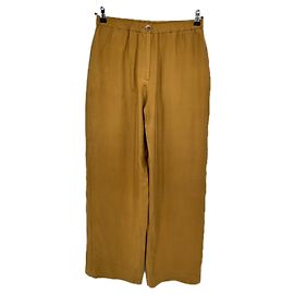 Pantaloni in seta color cammello Cos 38