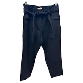 Pantalón negro con cinturón - Iro