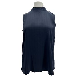 Autre Marque SOMEDAY Ärmelloses Plissee-Top Schwarz