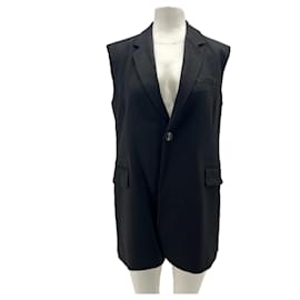 Giacca in lino nera Frame Denim S