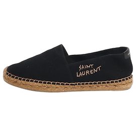 Saint Laurent Espadrilles in tela nera - taglia EU 39 (UK 6)