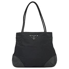 Borsa tote in nylon nero - Prada