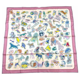 HERMES Carre Double Face 90 Silk Scarf - Hermès