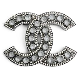 Spilla Chanel Coco Mark con strass