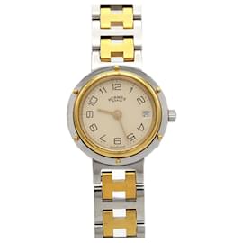 Hermes Clipper Combination SSxGP Quartz Watch - Hermès