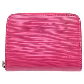 Louis Vuitton Pink Epi Zippy Münzbeutel