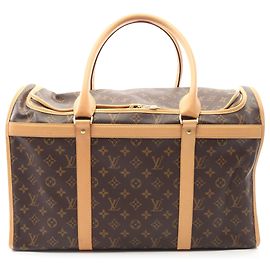 Louis Vuitton Sac Chien Monogram Braun Pet Carrier 50