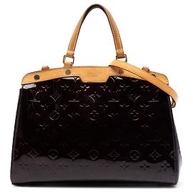 Louis Vuitton Purple Monogram Vernis Brea MM