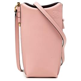 LOEWE Borsa a tracolla Gate Pocket in pelle rosa