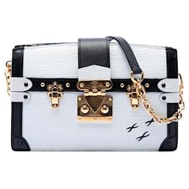 Clutch Louis Vuitton in pelle Epi bianca