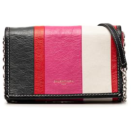 Borsa a tracolla Bazar in agnello rosa Balenciaga