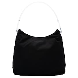 Borsa Prada Black Tessuto con manico in acrilico
