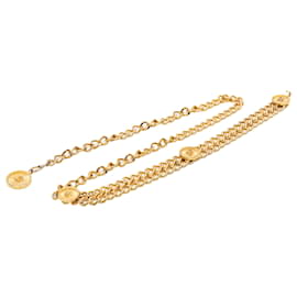 Chanel Gold CC Vergoldeter Medaillon-Gürtel