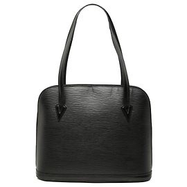 Louis Vuitton Black Epi Lussac